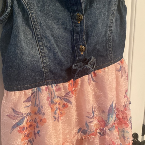 EUC Zunie denim dress size 6 - Picture 3 of 4